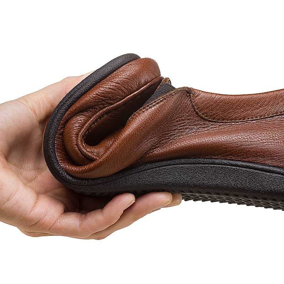 Idealsko Dansko Comfort Shoes: Jamie Elk Model, Brown Hot