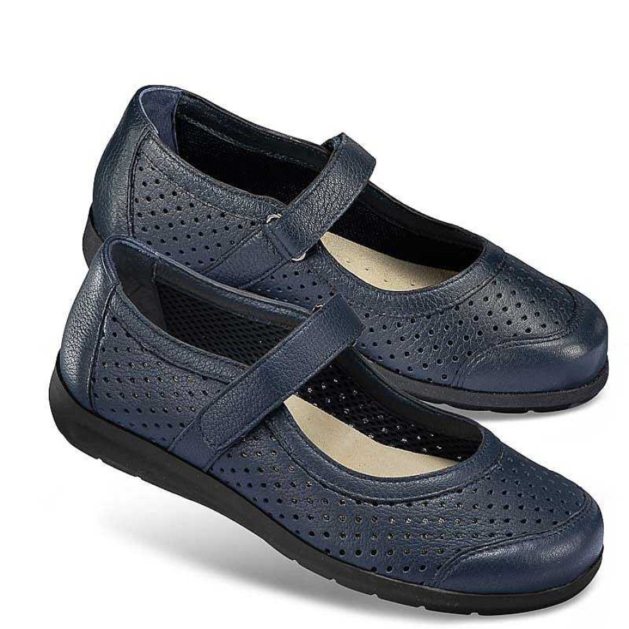 Idealsko Helvesko Comfort Shoes: Belana Model, Dark Blue Best