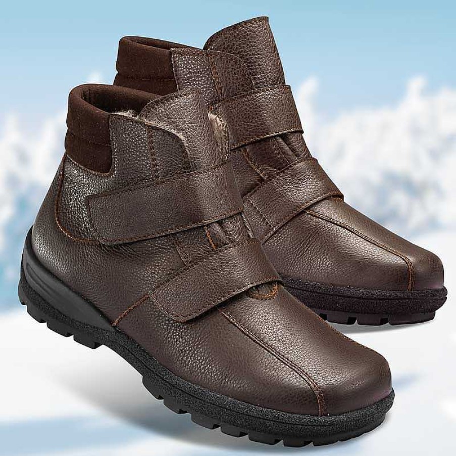 Idealsko Helvesko Comfort Shoes: Richard Model, Brown Clearance