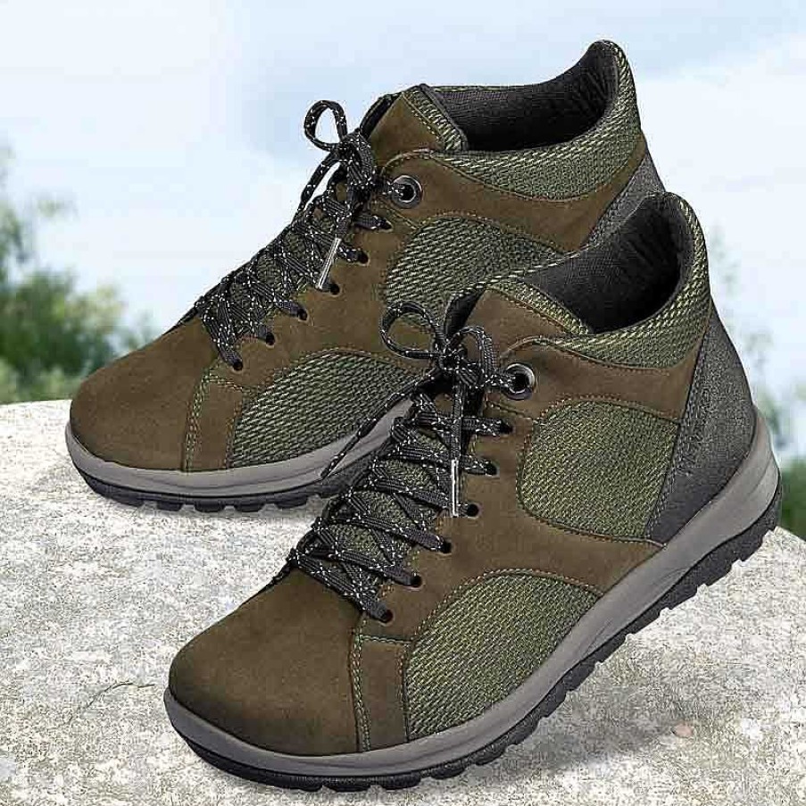 Idealsko Helvesko Comfort Shoes: Smooth Model, Olive New