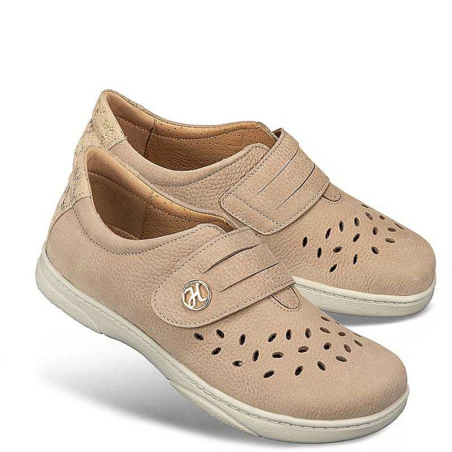 Idealsko Helvesko Comfort Shoes: Cassia Model, Beige New