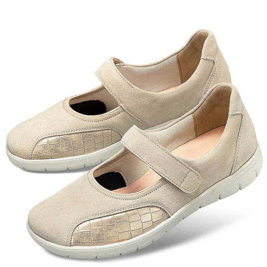 Idealsko Helvesko Comfort Shoes: Bettina Model, Beige Hot