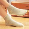 Idealsko Ecru Bed Socks / 2 Pairs New