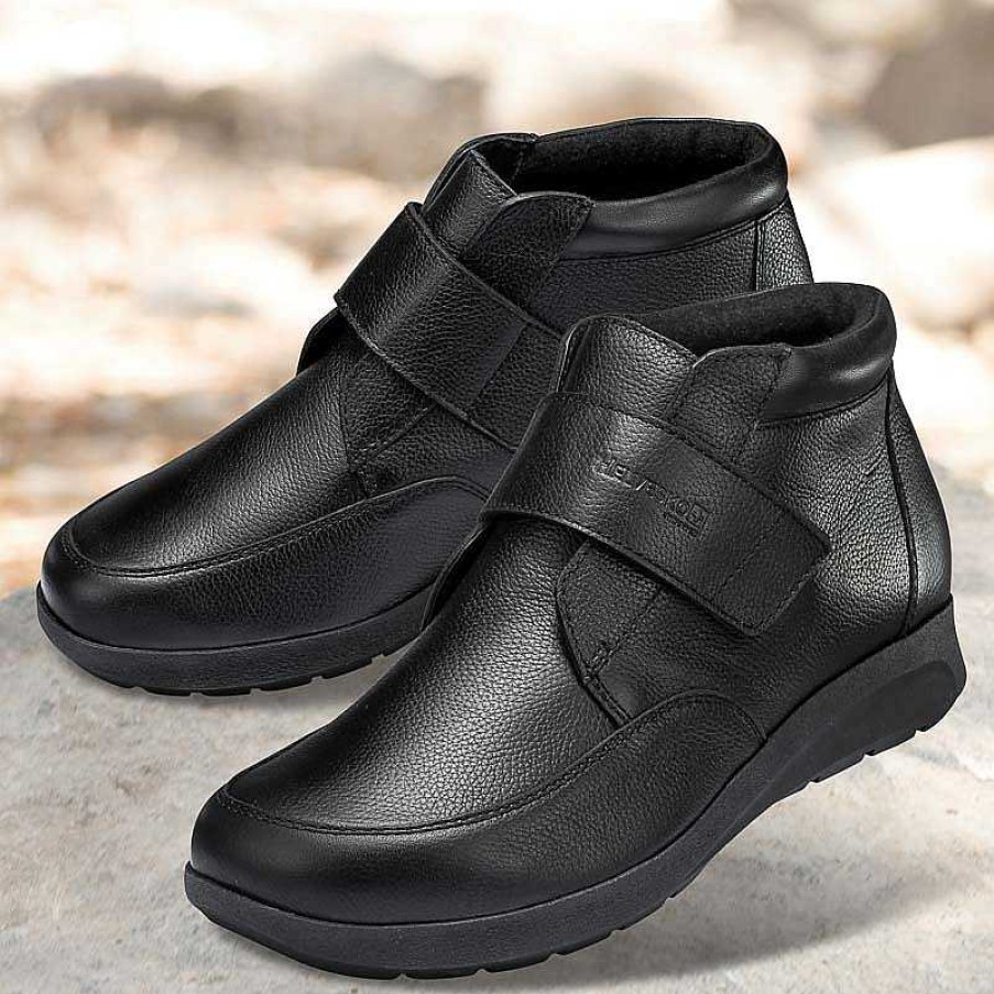 Idealsko Helvesko Comfort Shoes: Dimitri Model, Black Best