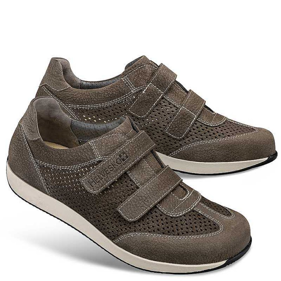 Idealsko Helvesko Comfort Shoes: Curt Model, Grey-Brown New