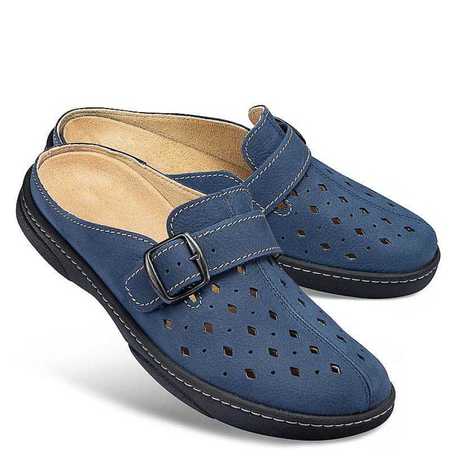 Idealsko Helvesko Comfort Shoes: Doc Model, Blue Hot