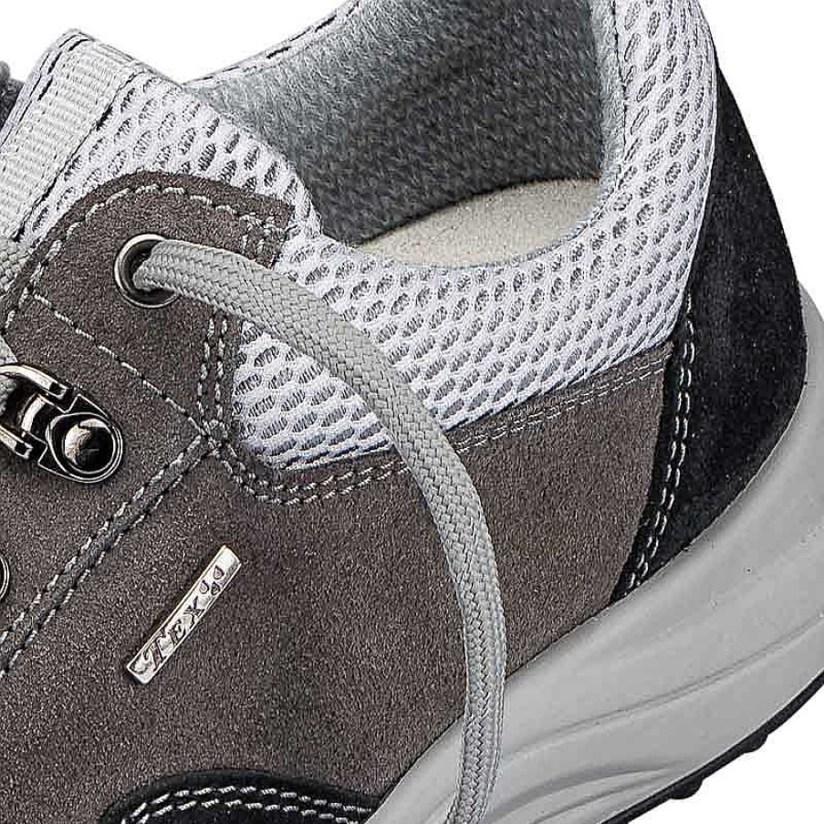 Idealsko Helvesko Comfort Shoes: Model Ennis Iii Tex, Grey/Black Best