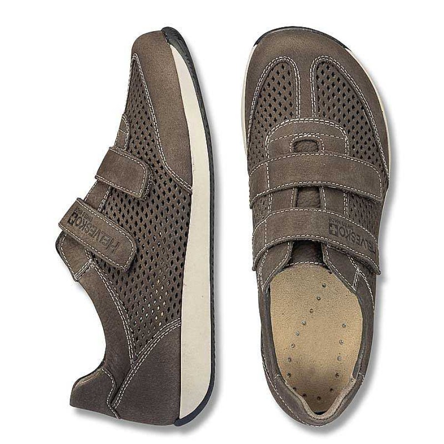 Idealsko Helvesko Comfort Shoes: Curt Model, Grey-Brown Hot