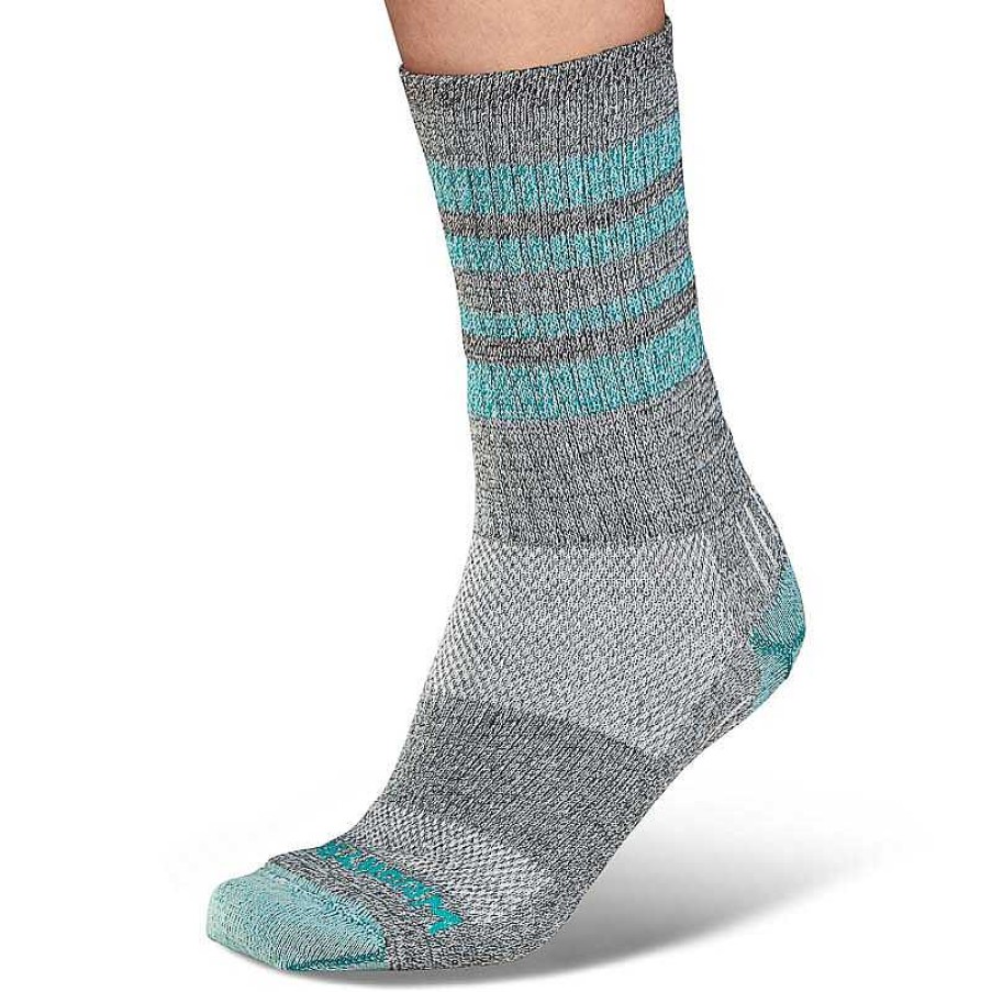 Idealsko Anti-Blister Hiking Socks Grey/Aqua Wholesale