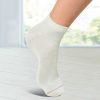 Idealsko Low Silk Socks Ecru Hot